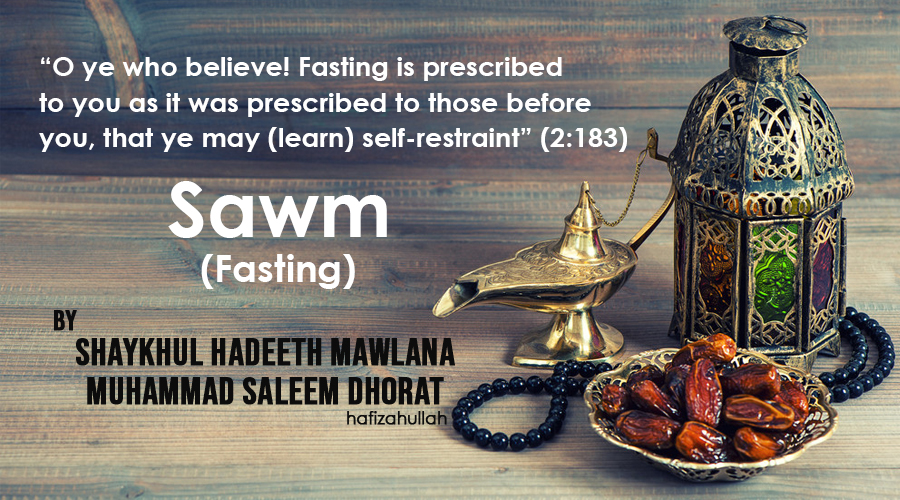 Sawm Fasting 1